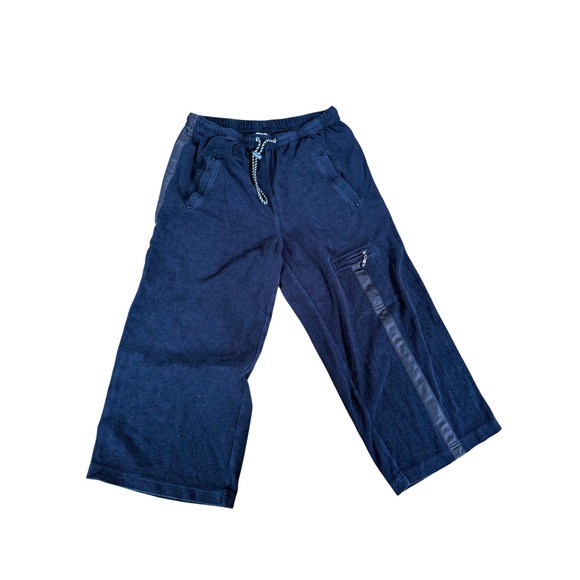jamie sadock Pants - Jamie Sadock terry cloth pull-on golf capris black with stripe